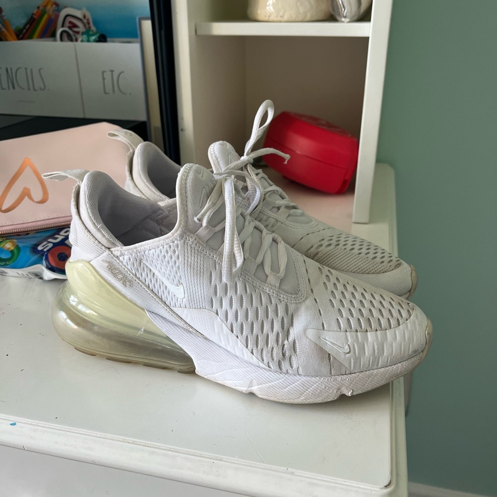 Nike air max 270s in white